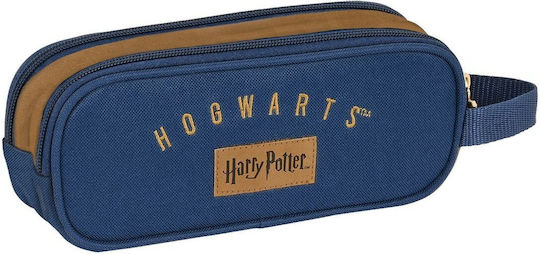 Harry Potter Pencil Case with 2 Compartments Brown