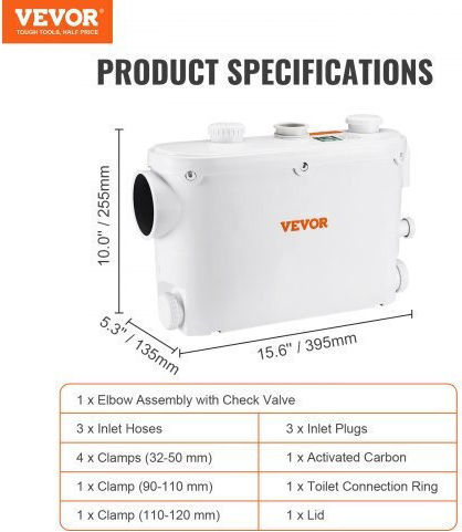 Vevor MTJZ500W8MWC3PI5XV2