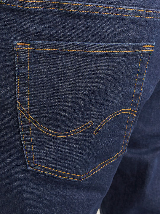 Men's Jeans Pants Elastic with Slim Fit Blue