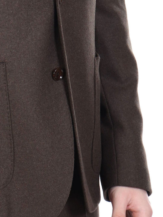 Men's Suit Jacket Slim Fit Khaki
