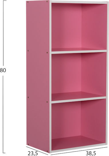 Рафт Стенен Cubicon Pink-white 38.5x23.5x80см.