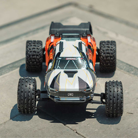 Arrma 1/10 Vorteks 2wd Rtr Brushed Stadium Truck Battery & Charger Included Orange Arrma
