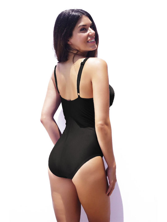 Solano Swimwear One-Piece Swimsuit Black