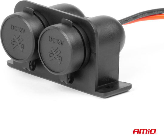 AMiO Αντάπτορας Αναπτήρα Αυτοκινήτου 12V - 24V