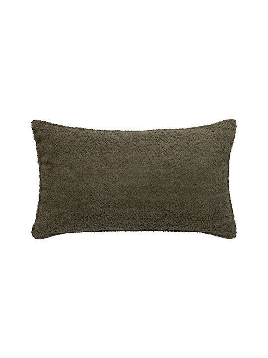 Atmosphera Sofa Cushion Saona Velvet Khaki Green 30x50cm