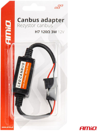 AMiO CAN bus Анулиране на грешки на автомобила за лампа H7 3W 12V 120ohm 1бр
