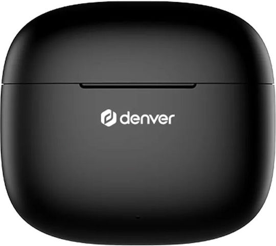 Denver TWE-48 In-ear Bluetooth Handsfree Ακουστικά με Θήκη Φόρτισης Μαύρα
