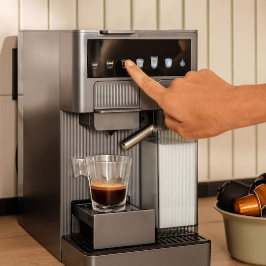 Cecotec FreeStyle Latte T Αυτόματη Μηχανή Espresso Πίεσης 20bar για Cappuccino Μαύρη