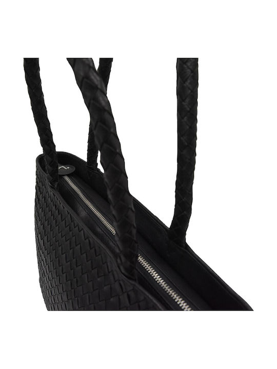 Leather Women's Bag Shoulder Black