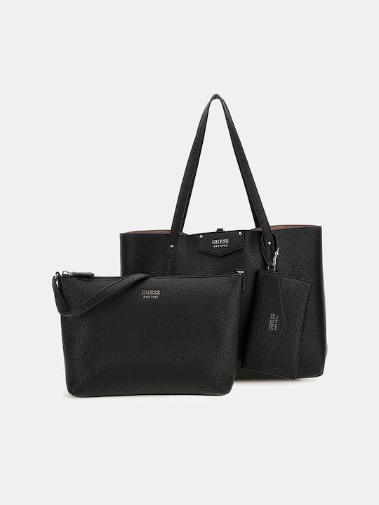 Guess Eco Brenton Set Women's Bag Tote Hand Black