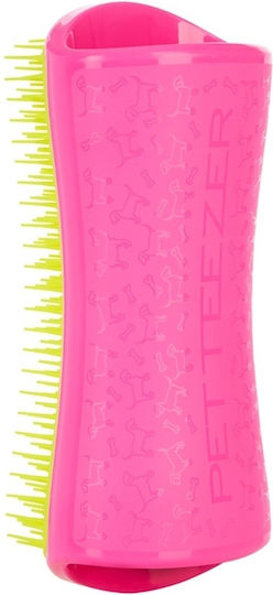 Tangle Teezer Pet Teezer Detangling Βούρτσα Large για Διάφορα Μήκη Τρίχας για Απομάκρυνση Τριχών Ροζ Pink/Yellow