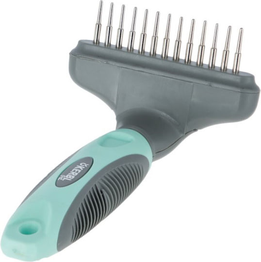 Kerbl De-Tangling Curry Comb for Misc Hair Lengths for Coat Grooming Light Blue