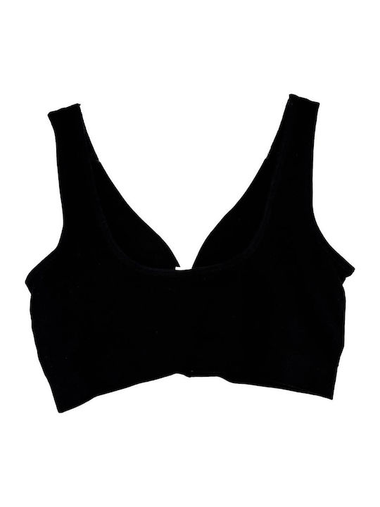 Women's Bra with Light Padding Black
