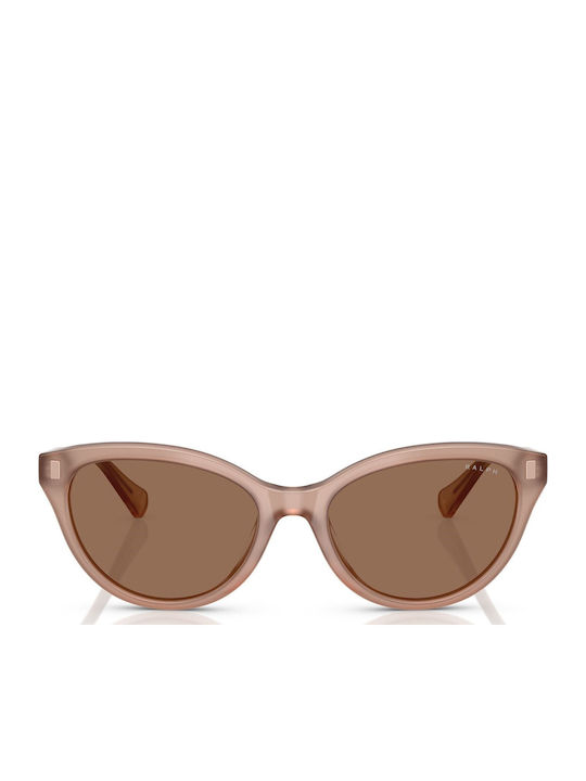 Ralph Lauren Damen Sonnenbrille mit Rosa Kunststoff Gestell und Braun Linse RA 5326U 6114/73