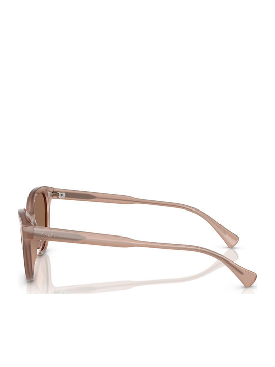 Ralph Lauren Damen Sonnenbrille mit Rosa Kunststoff Gestell und Braun Linse RA 5326U 6114/73