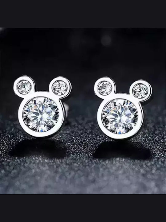 Hypoallergene Kinderohrringe Mickey Mouse Silber 925 Weiß Bode 01685 Hypoallergene Kinderohrringe Mickey Mouse Silber 925 Weiß Bode 01685