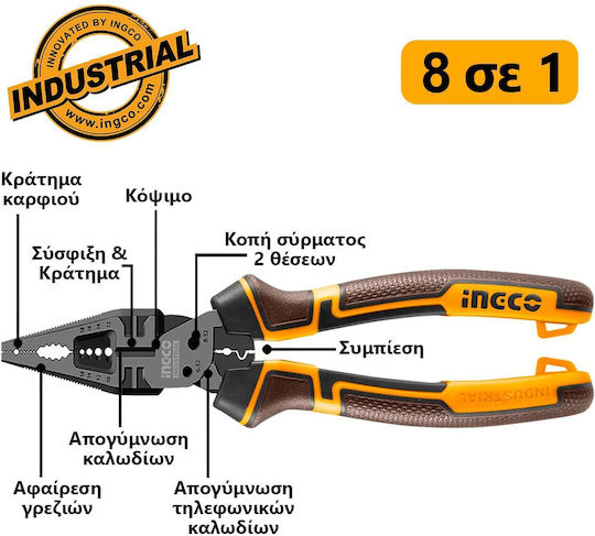 Ingco Plier Length 280mm