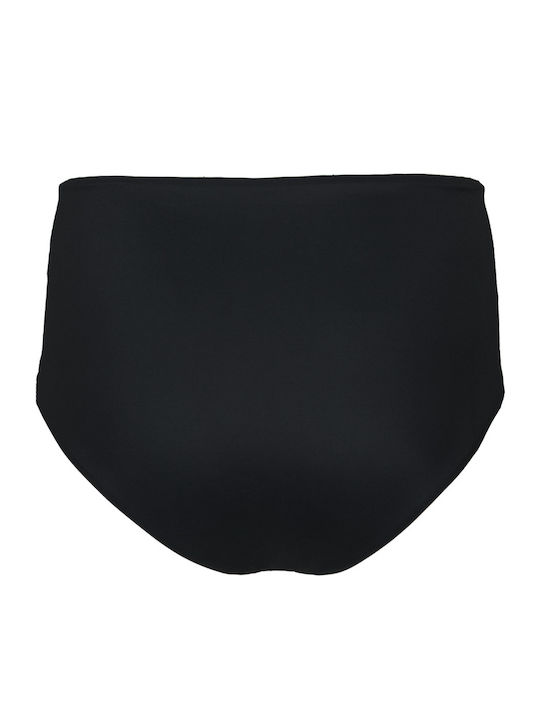 Bikini Slip Ψηλόμεσο Μαύρο