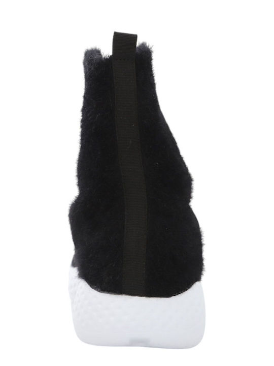 Παιδικά Sneakers Slip-on Μαύρα