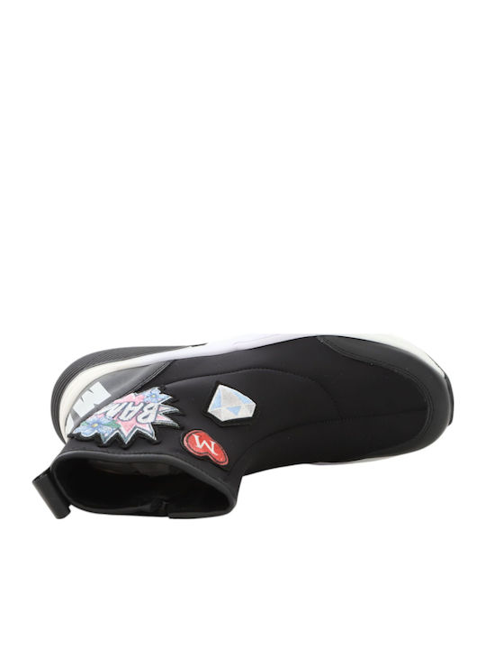Παιδικά Sneakers Slip-on Μαύρα