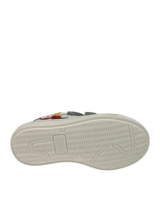 Παιδικά Sneakers με Σκρατς Λευκά