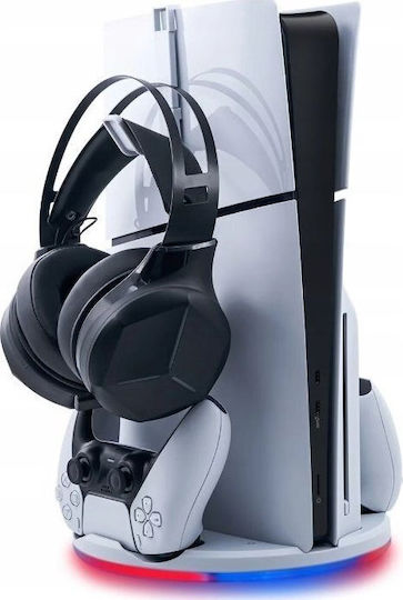 Jys Βάση για 2 χειριστήρια PS5 Slim Πολύχρωμη 150015