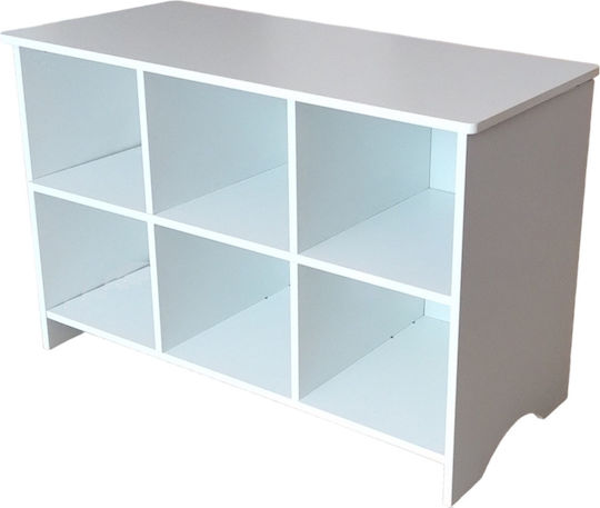 Система за съхранение на играчки Сив 79x36x51см 1бр