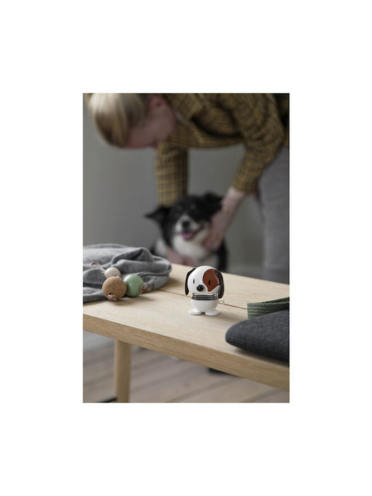 Hoptimist Dog Decorative Figure Abs White