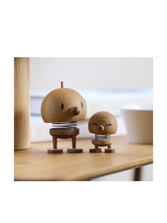 Hoptimist Bimble Decorative Figure Wooden Small Oak