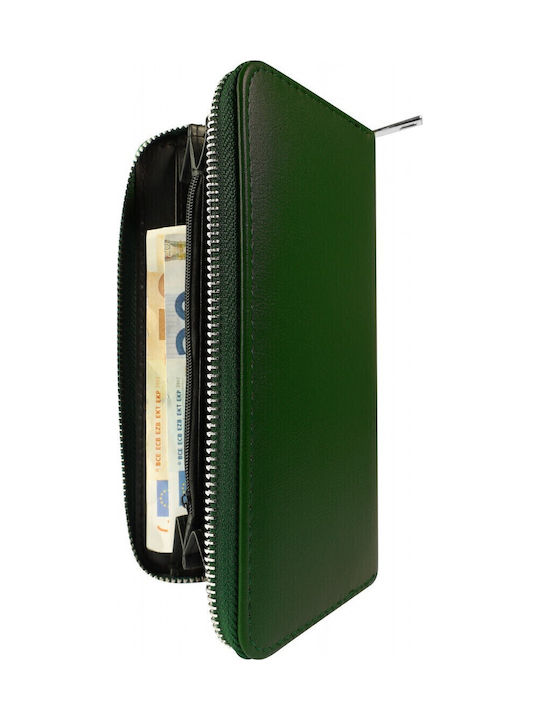 Large Women's Wallet Classic Green