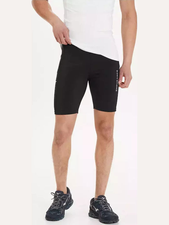 Endurance Energy Men's Sports Short Leggings Black