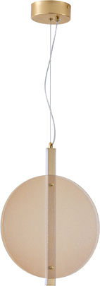 Eurolamp Lustră Suspendată Galben Miere 30x30x290cm.