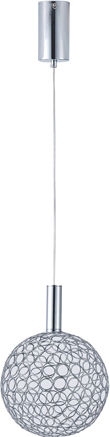 Eurolamp Perforato Lustră Suspendată Argintiu 25x25x163cm. Eurolamp Perforato Lustră Suspendată Argintiu 25x25x163cm.
