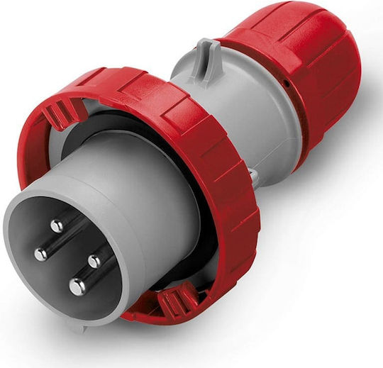 Redled Male Industrial Socket 25979