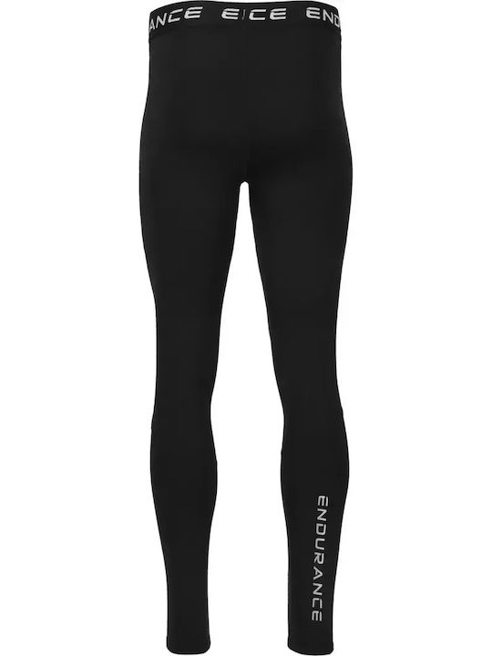 Endurance Men's Sports Long Leggings Black