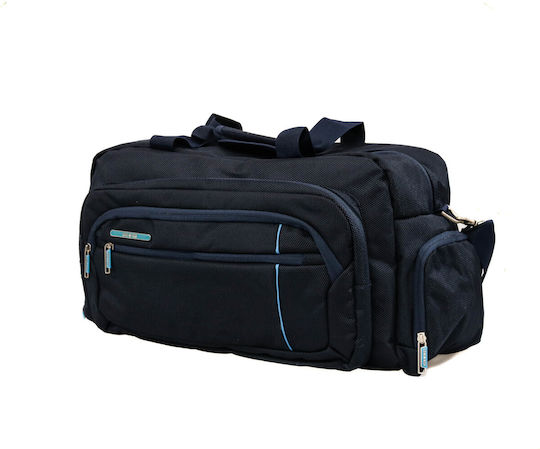 Lamonza Ultralight Geantă de voiaj Albastru marin Textil L49xW24xH27cm