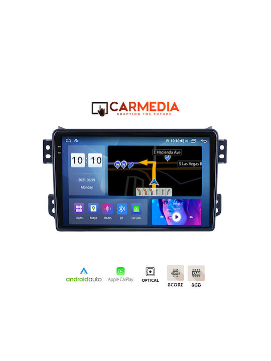 Carmedia Car Audio System for Opel Agila Suzuki Splash 2008+ (Bluetooth/USB/AUX/WiFi/GPS) with Touch Screen 9.5"