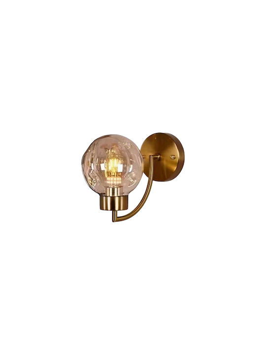 Ay1 Modern Wandleuchte mit Integrierte LED und Warmes Weiß Gold