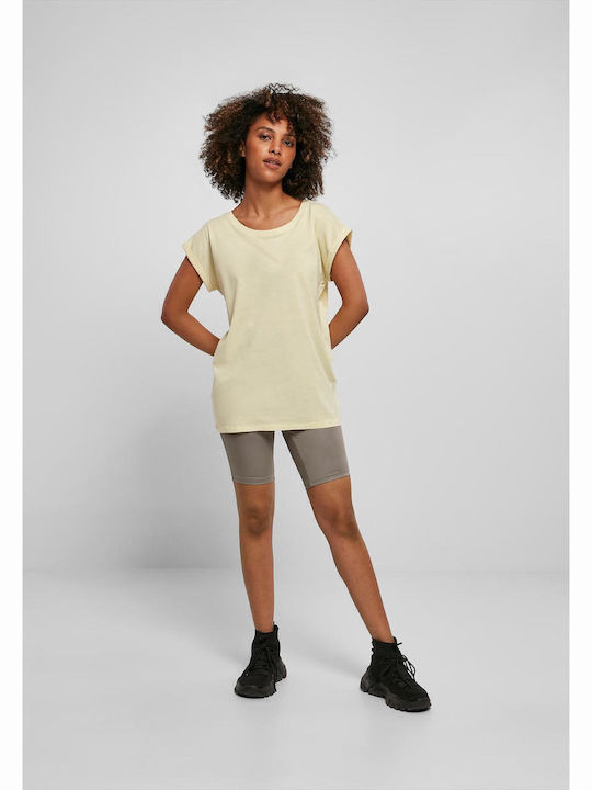 Women's Athletic T-shirt Soft Yellow