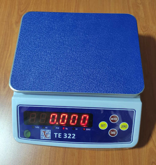 TE Tameiaki Express TE 322 (W2) Elektronisch mit einer Wiegekapazität von 30kg und einer Unterteilung von 1gr