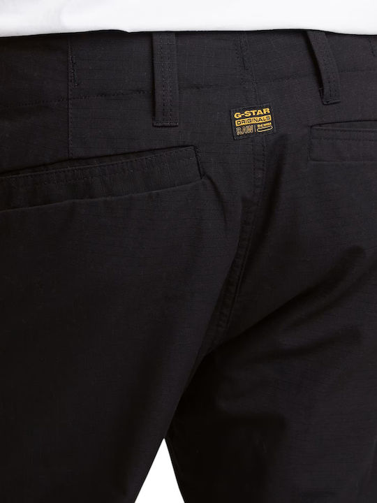 3d Ανδρικό Παντελόνι Cargo Regular Fit Black