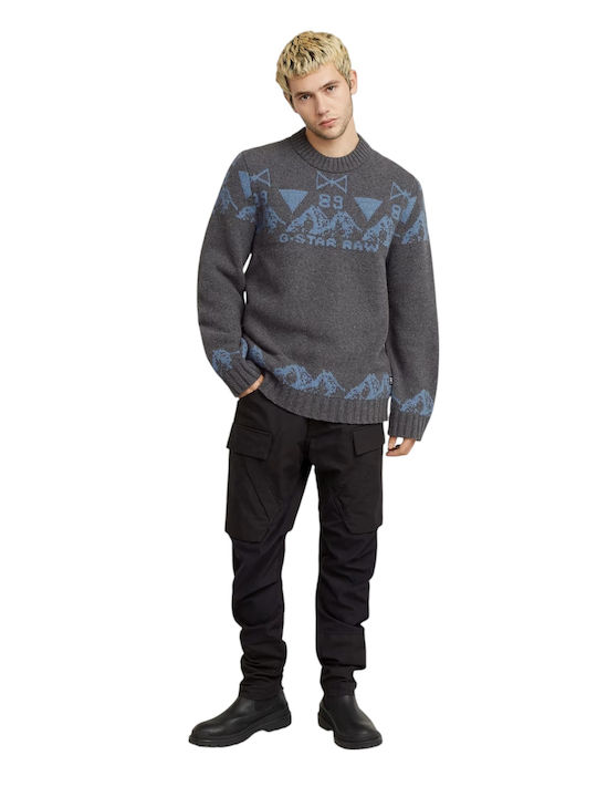 3d Ανδρικό Παντελόνι Cargo Regular Fit Black