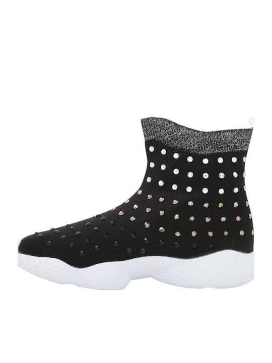 Παιδικά Sneakers Slip-on Μαύρα