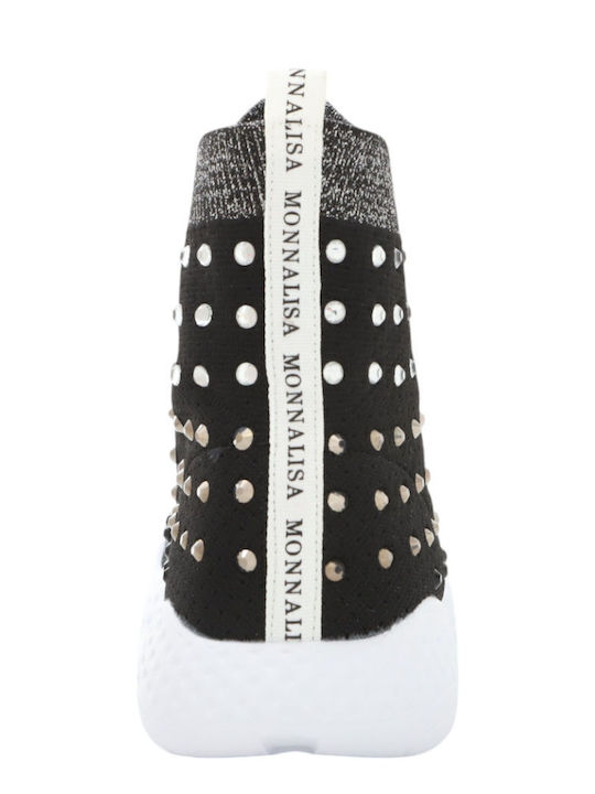 Παιδικά Sneakers Slip-on Μαύρα