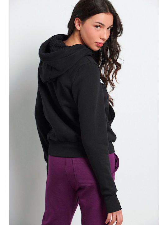 BodyTalk Women's Hooded Sweatshirt BLACK