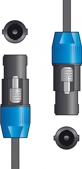 QTX Sound Speaker Cable Speakon male - Speakon male 3m (190.179UK)