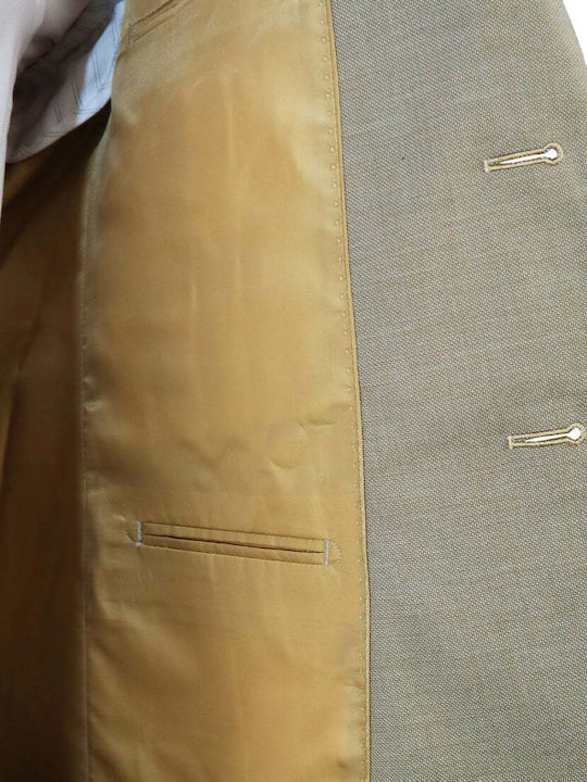Men's Summer Suit Slim Fit Beige
