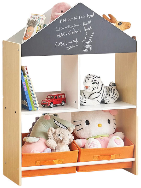 Sistem de Depozitare Jucării din Lemn Negru 62.4x26.5x90cm 1buc