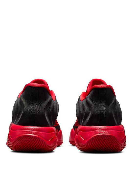 Giannis Immortality 4 Ниски Баскетболни обувки Black / University Red / Team Red