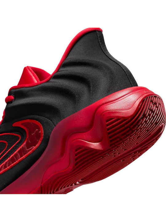 Giannis Immortality 4 Ниски Баскетболни обувки Black / University Red / Team Red